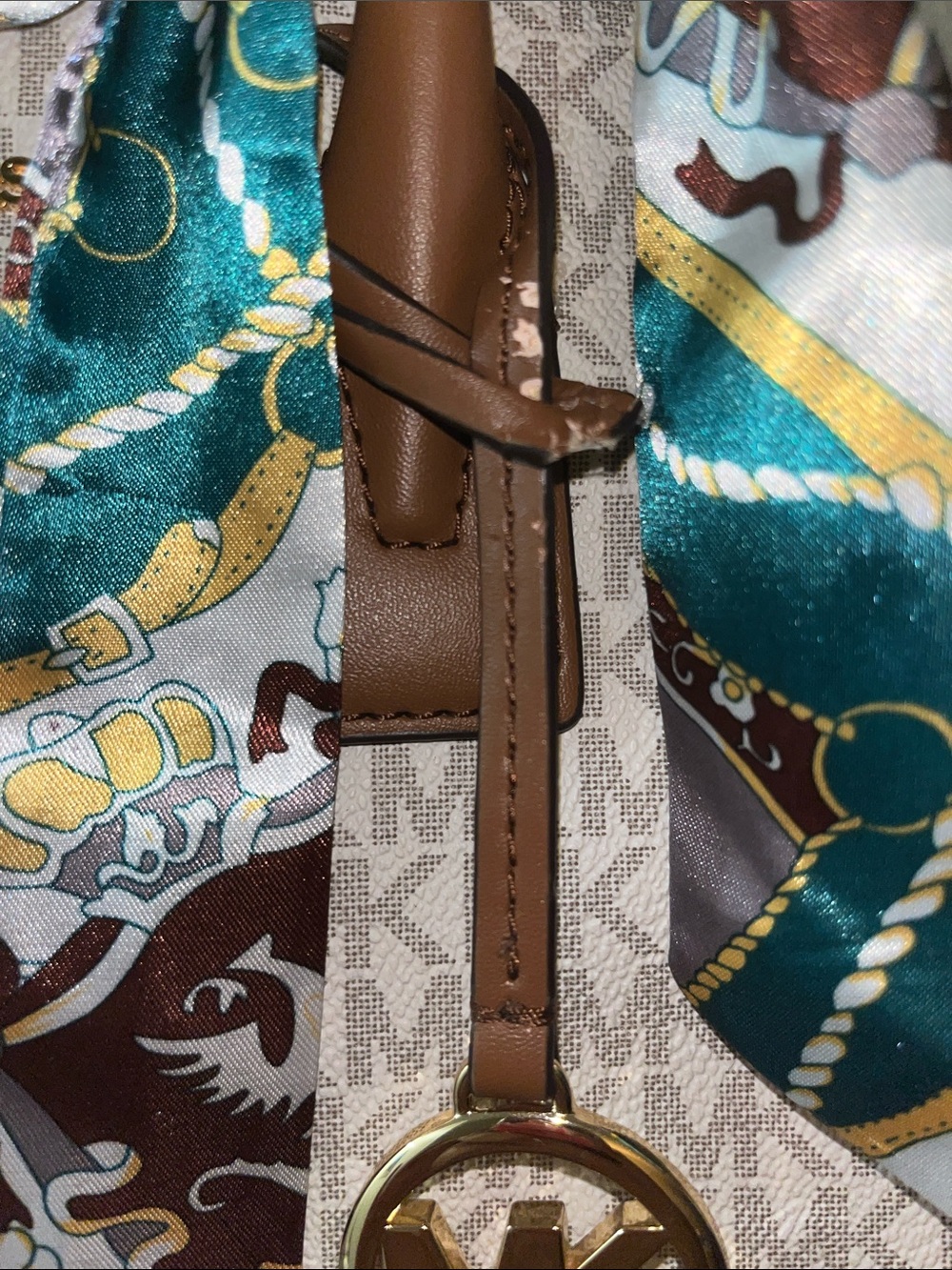 Michael Kors Avril Satchel Handbag - Picture 7 of 17